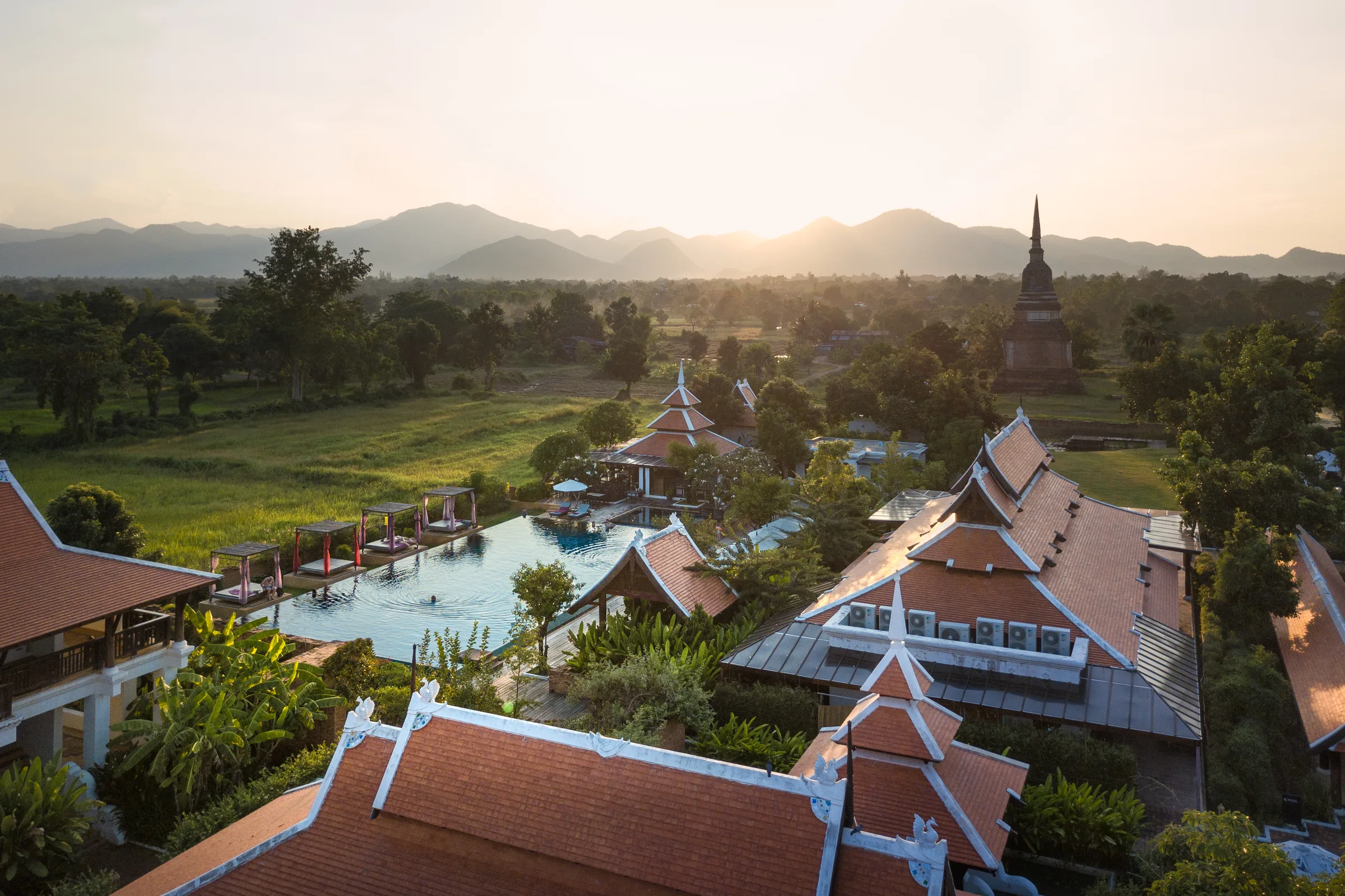 Sriwilai Sukhothai aerial view